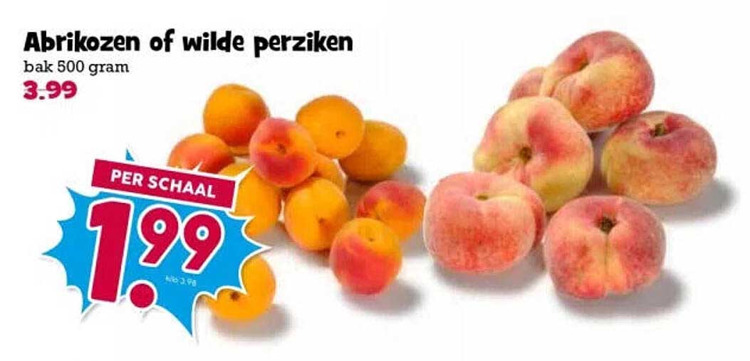 Abrikozen of wilde perziken