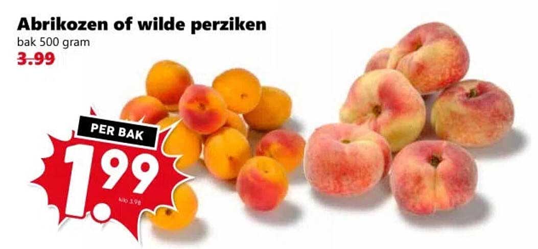 Abrikozen of wilde perziken