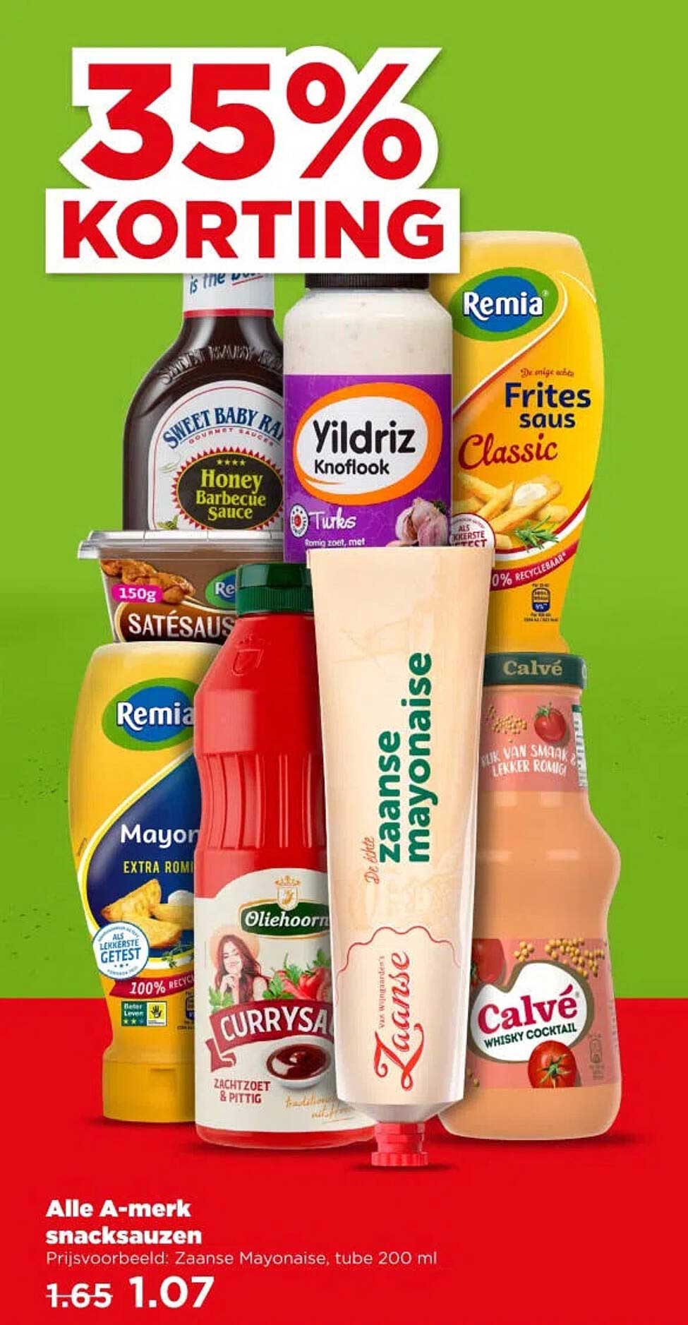 Alle A-merk snacksauzen