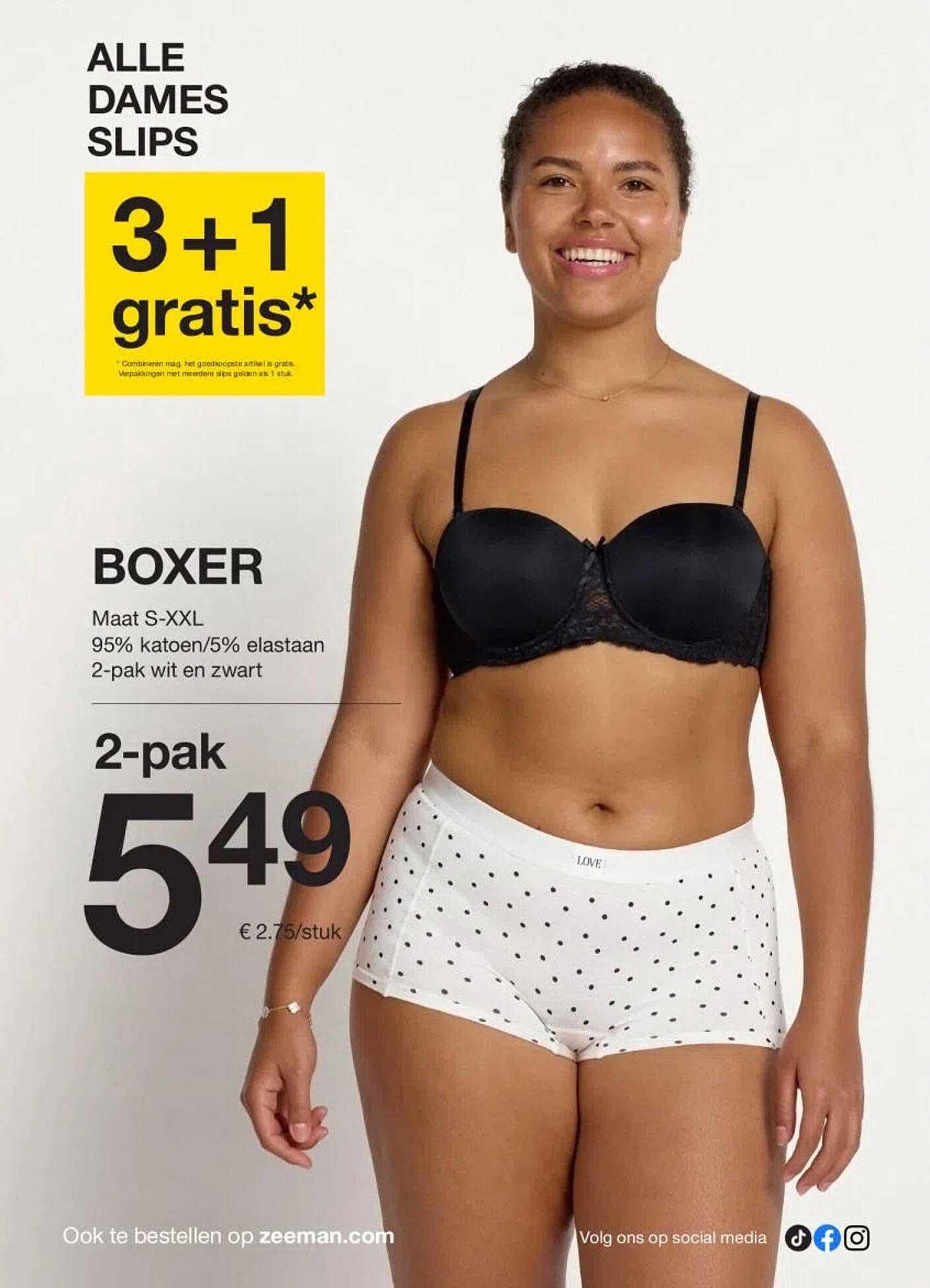 ALLE DAMES SLIPS 3+1 gratis*