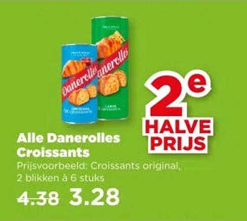 Alle Danerolles Croissants 2e halve prijs