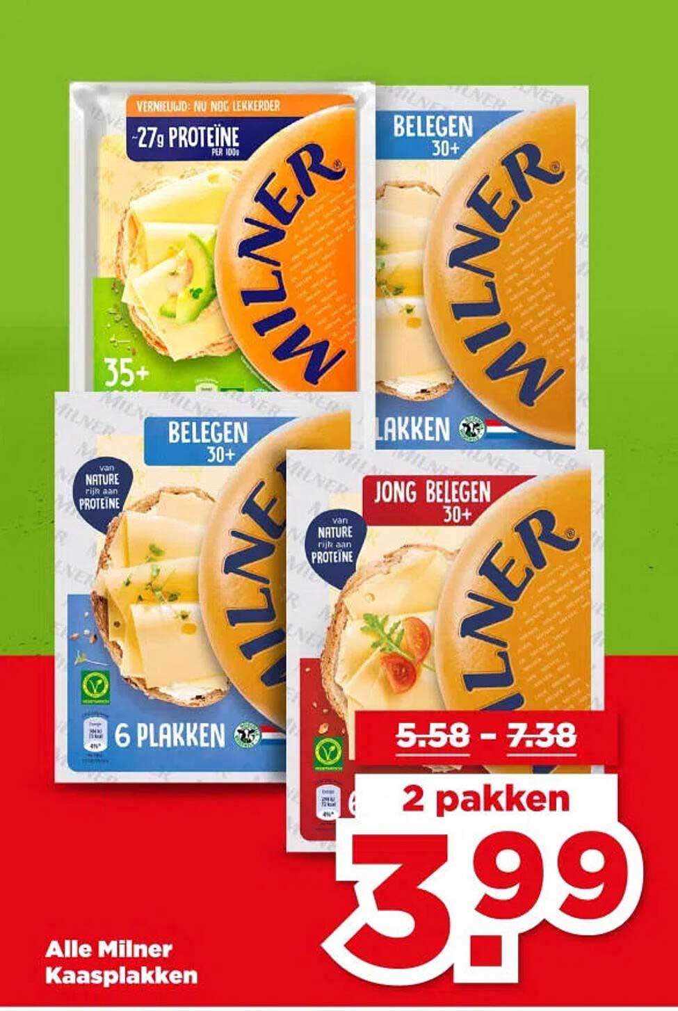 Alle Milner Kaasplakken