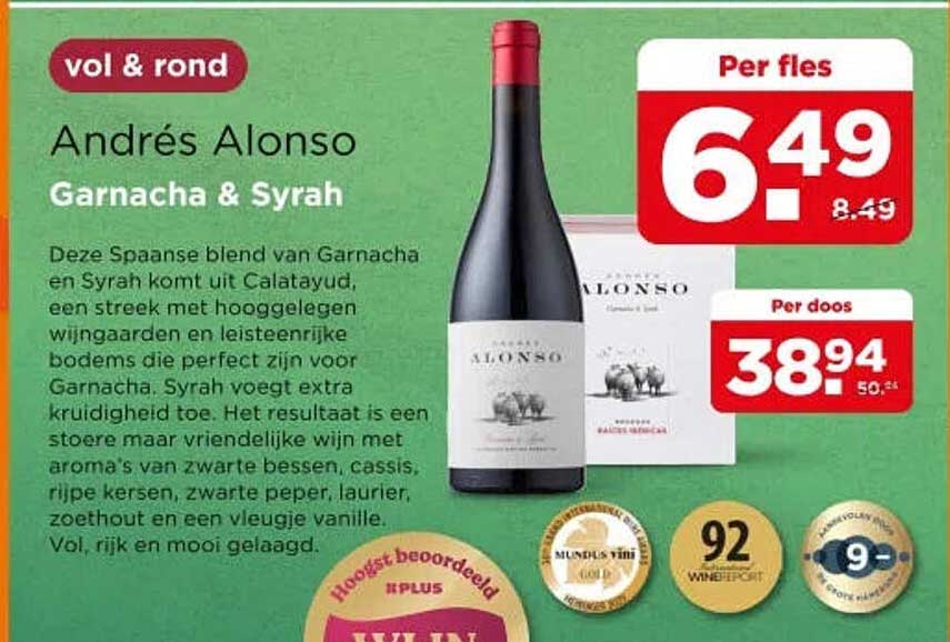 Andrés Alonso Garnacha & Syrah