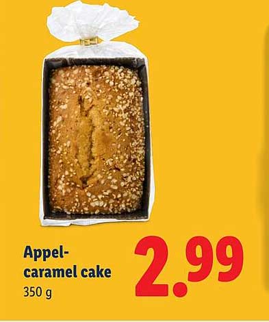 Appel-caramel cake