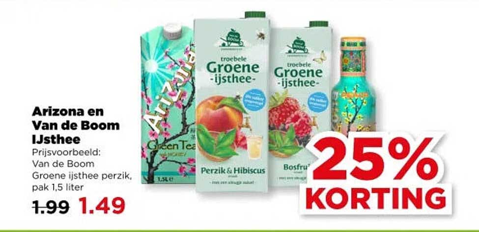 Arizona en Van de Boom Ijsthee 25% KORTING