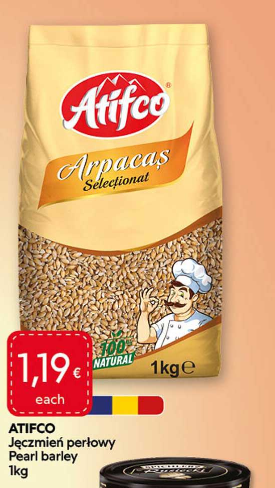 ATIFCO Jęczmień perłowy Pearl barley 1kg