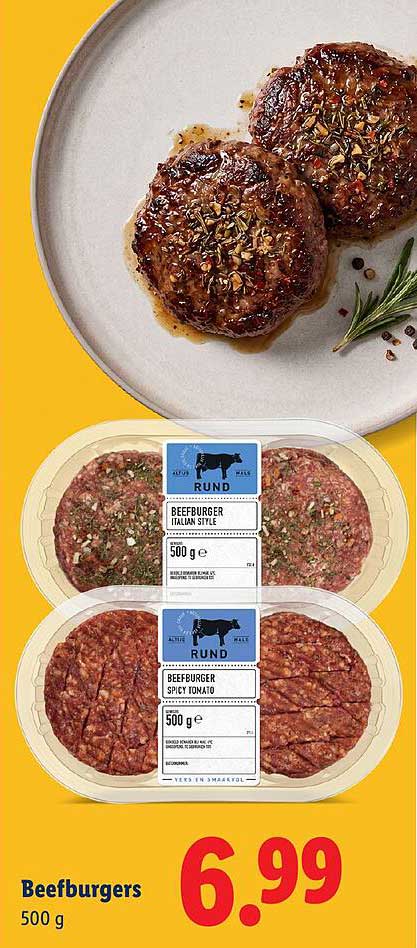 Beefburgers 500 g