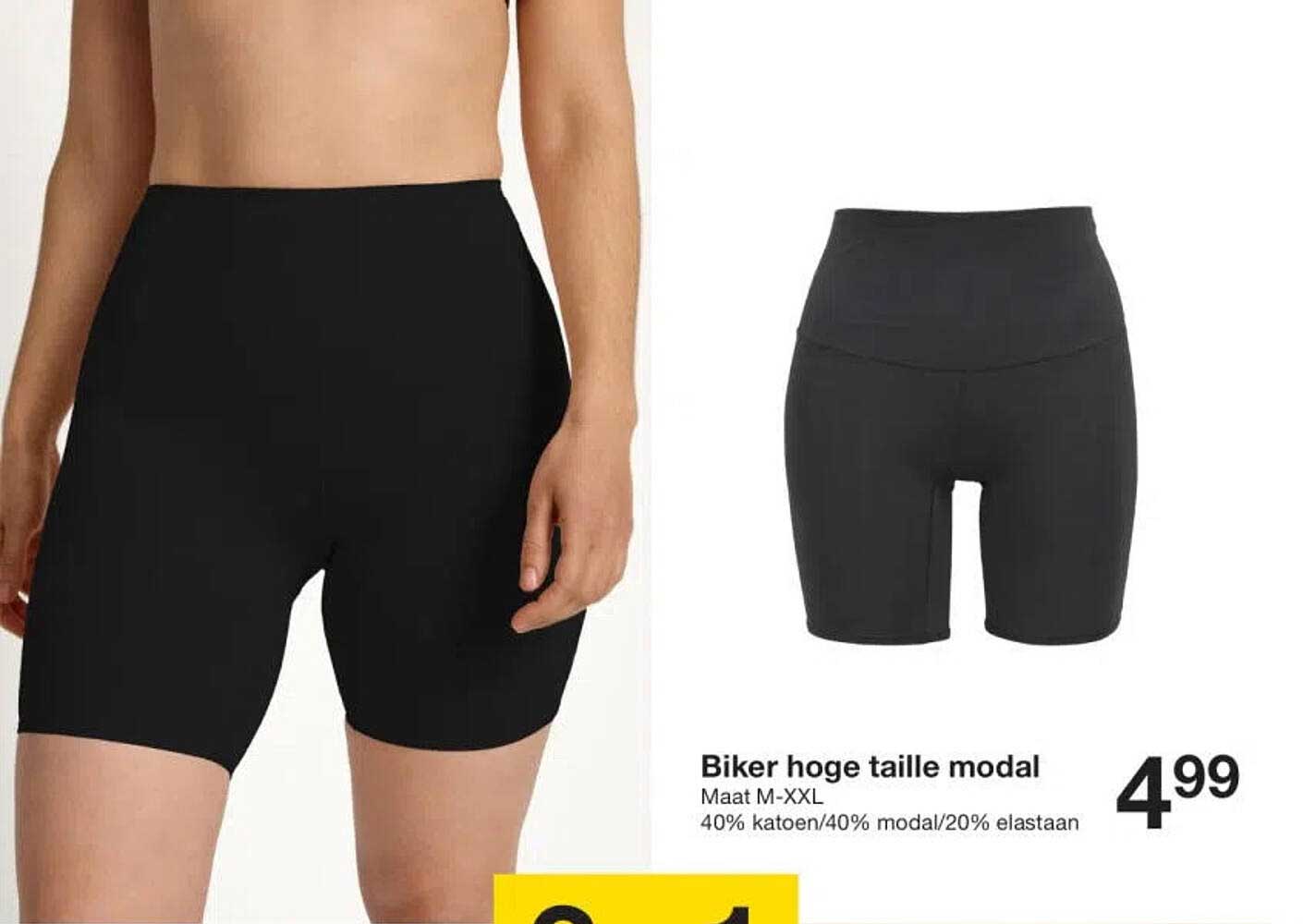 Biker hoge taille modal