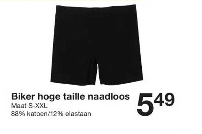 Biker hoge taille naadloos