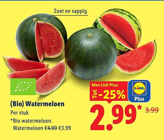 (Bio) Watermeloen