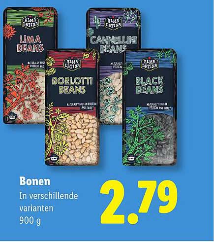 Bonen In verschillende varianten 900 g