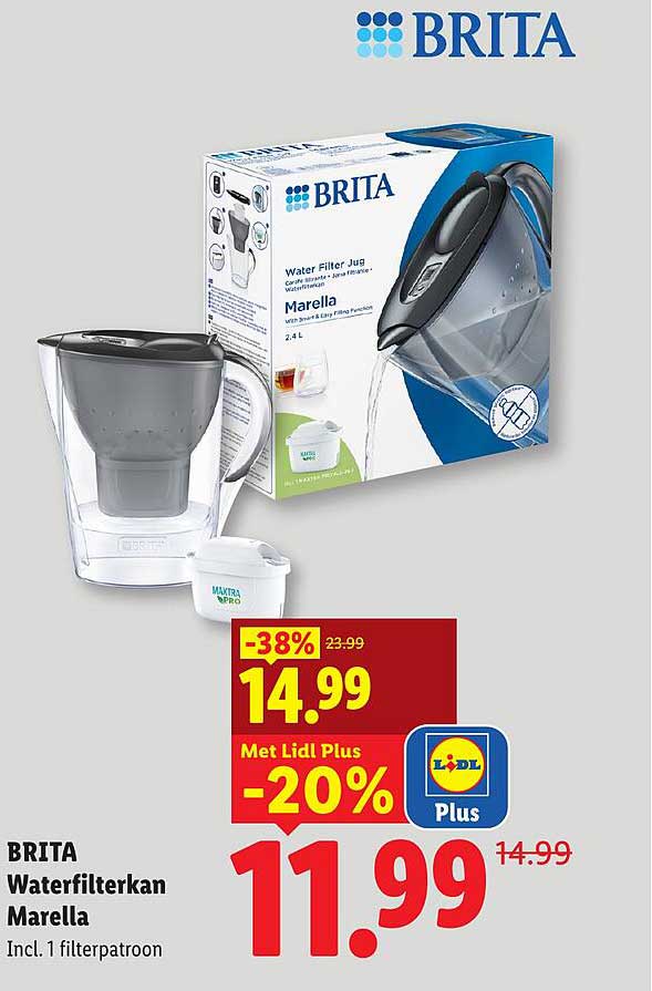 BRITA Waterfilterkan Marella Incl. 1 filterpatroon
