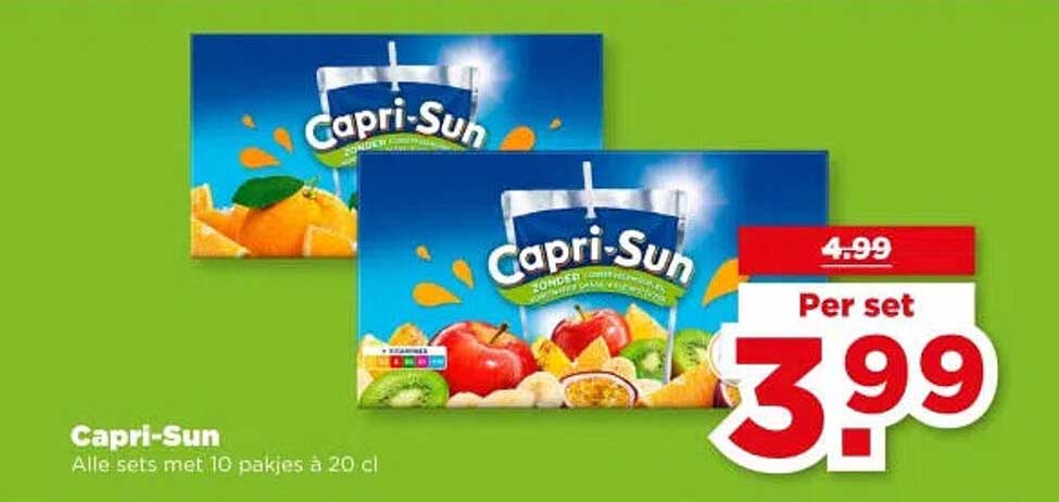 Capri-Sun Alle sets met 10 pakjes à 20 cl