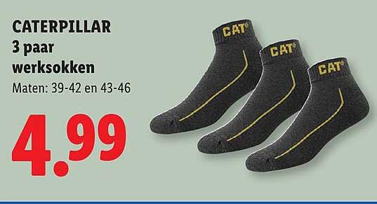 CATERPILLAR 3 paar werksokken