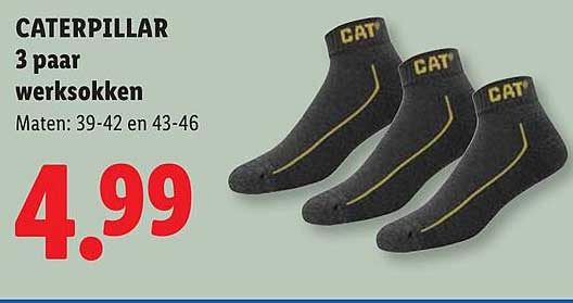 CATERPILLAR 3 paar werksokken