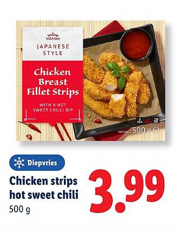Chicken strips hot sweet chili