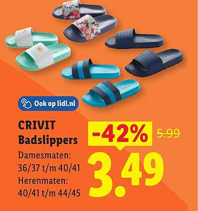 CRIVIT Badslippers -42%
