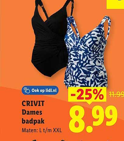 CRIVIT Dames badpak