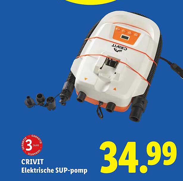 CRIVIT Elektrische SUP-pomp