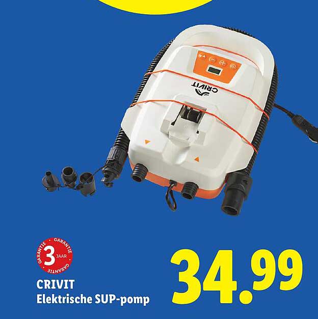 CRIVIT Elektrische SUP-pomp