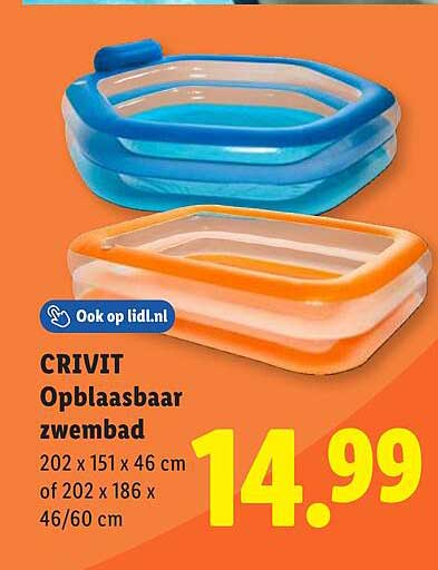 CRIVIT Opblaasbaar zwembad