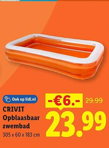CRIVIT Opblaasbaar zwembad