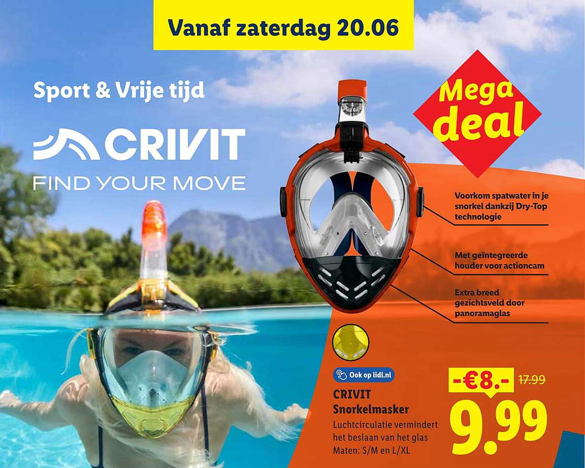 CRIVIT Snorkelmasker -€8.-