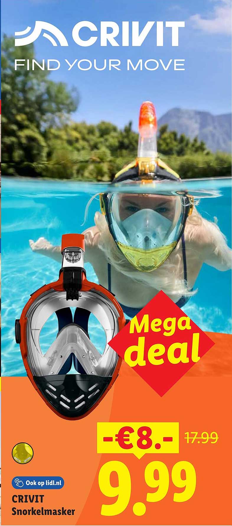 CRIVIT Snorkelmasker