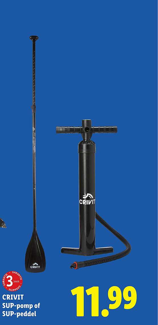 CRIVIT SUP-pomp of SUP-peddel