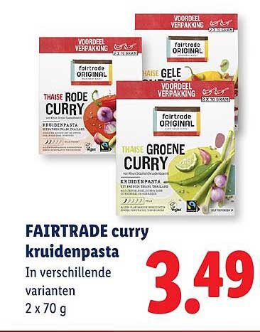 FAIRTRADE curry kruidenpasta