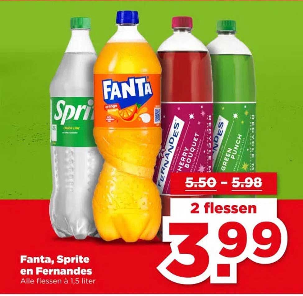 Fanta, Sprite en Fernandes