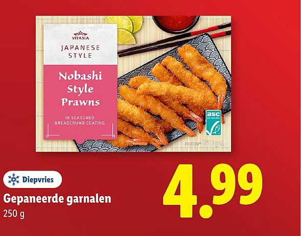 Gepaneerde garnalen
