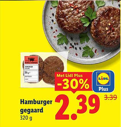Hamburger gegaard 320 g