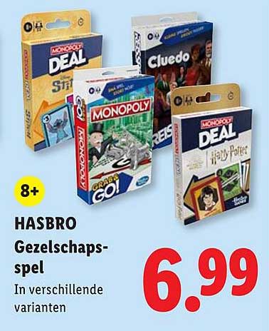 HASBRO Gezelschapsspel In verschillende varianten