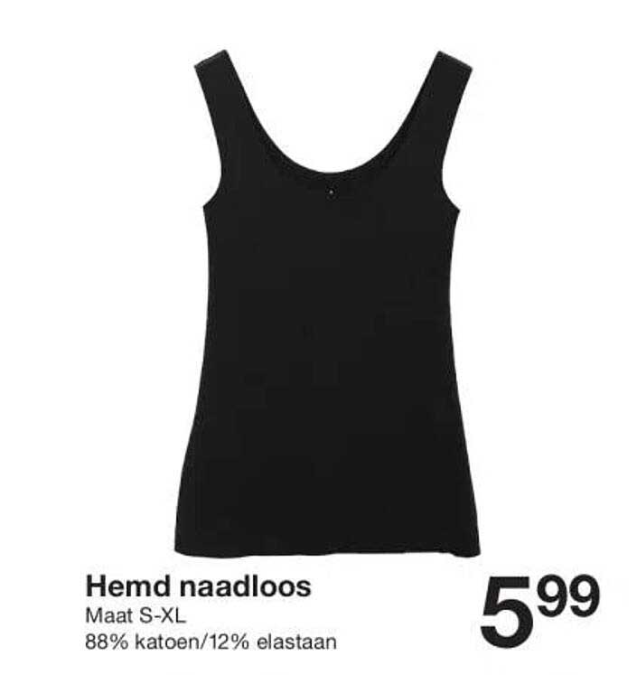 Hemd naadloos