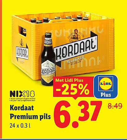 Kordaat Premium pils -25%