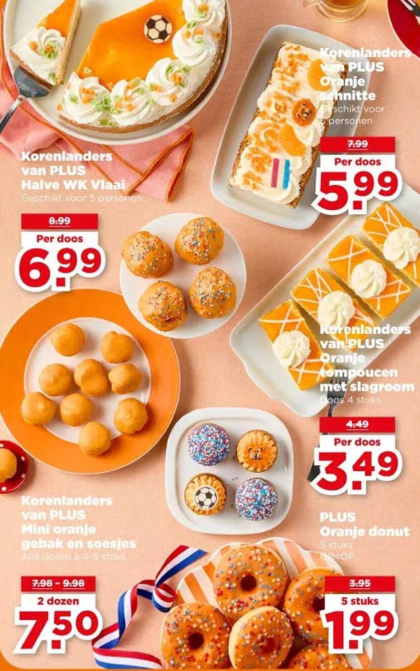 Korenlanders van PLUS Halve WK Vlaai