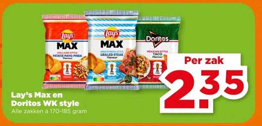 Lay's Max en Doritos WK style