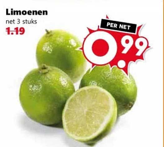 Limoenen net 3 stuks