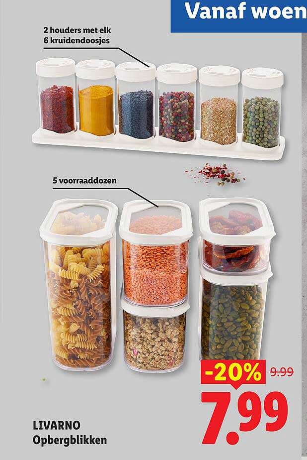 LIVARNO Opbergblikken -20%