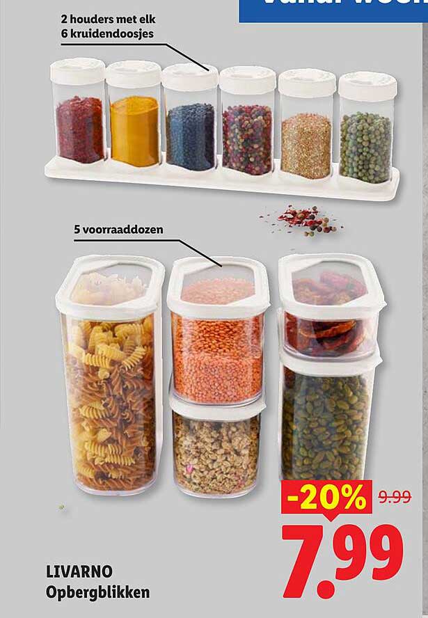 LIVARNO Opbergblikken -20%