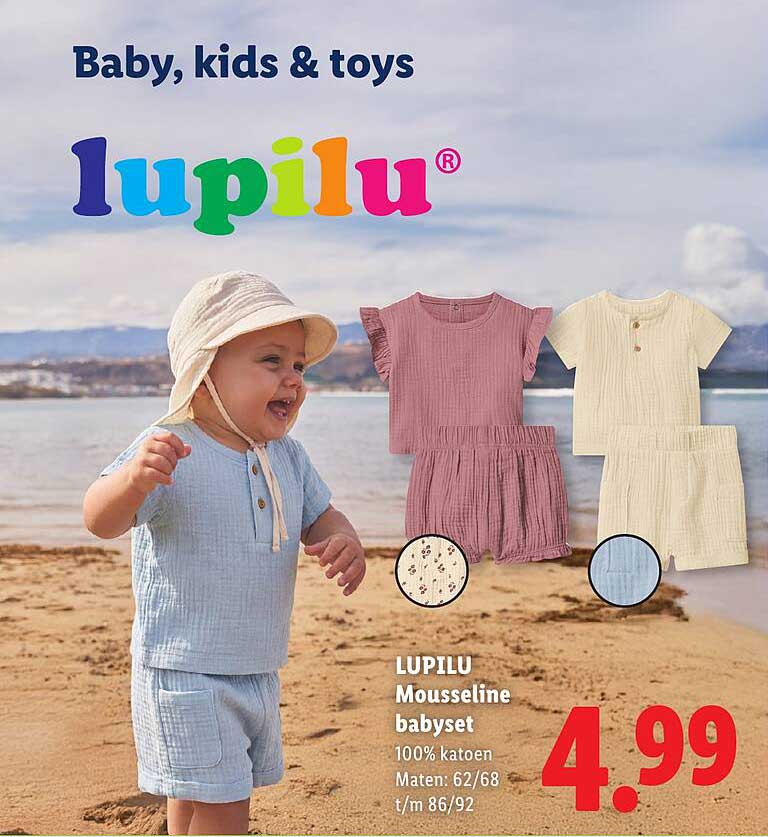 LUPILU Mousseline babyset