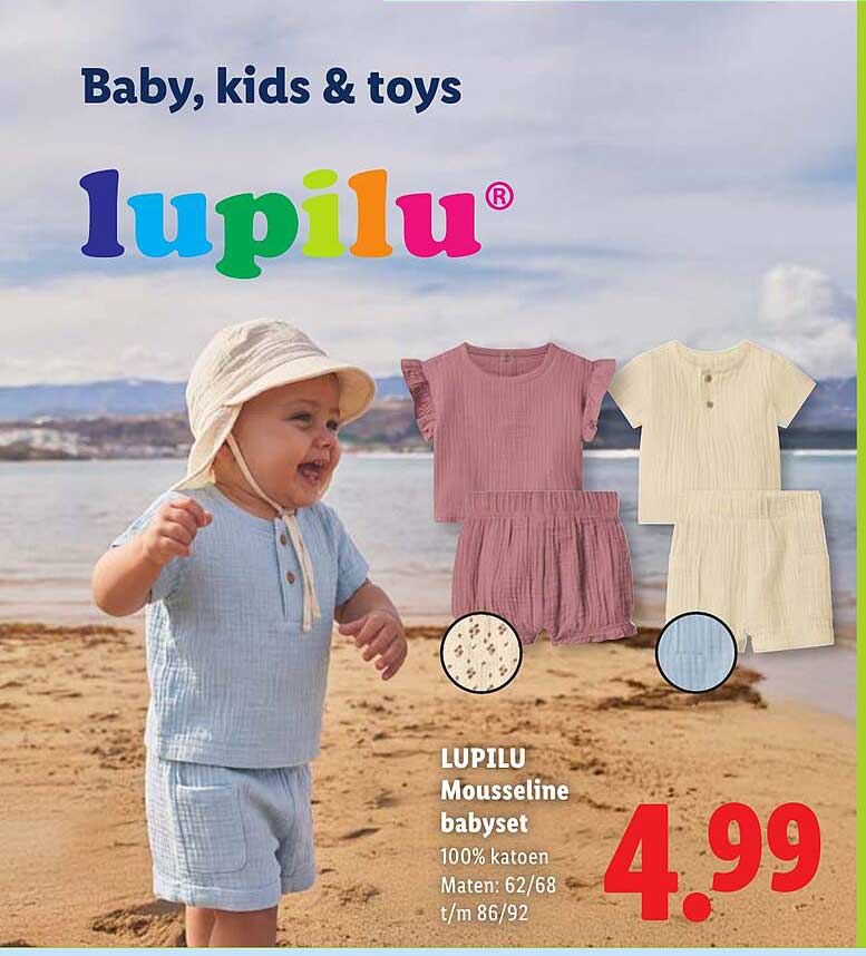 LUPILU Mousseline babyset