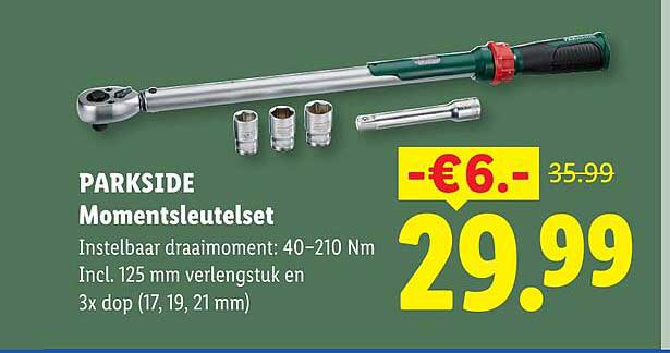 PARKSIDE Momentsleutelset