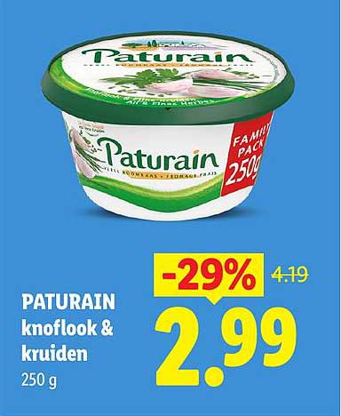 Paturain knoflook & kruiden 250 g