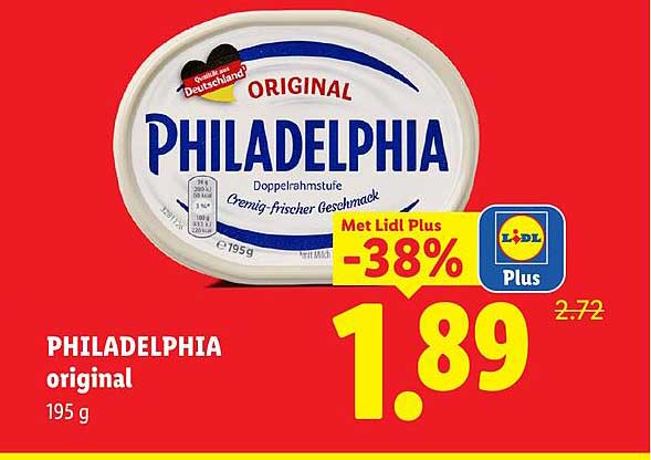PHILADELPHIA original -38%