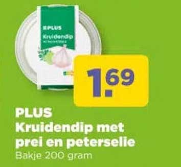 PLUS Kruidendip met prei en peterselie