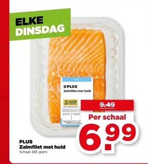 PLUS Zalmfilet met huid