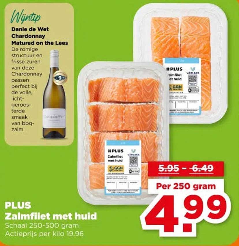 PLUS Zalmfilet met huid