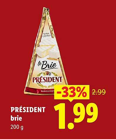 PRÉSIDENT brie 200 g
